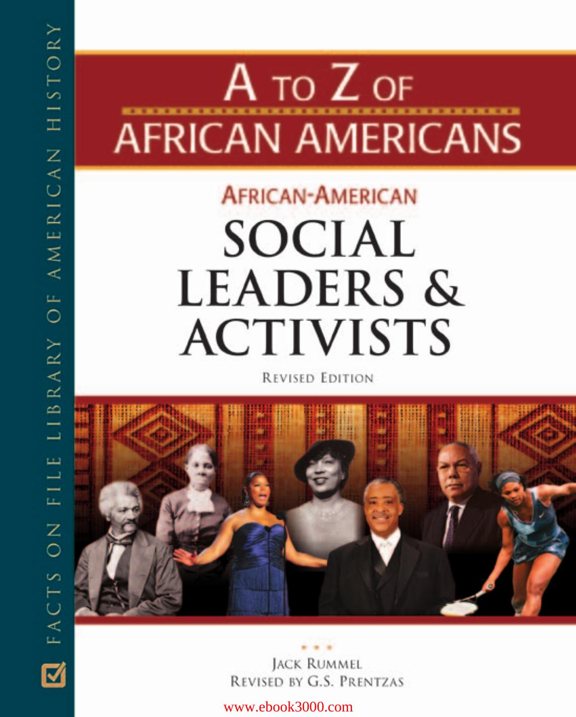 African-American Social Leaders and Activists (A to Z of African Americans) by Unknow