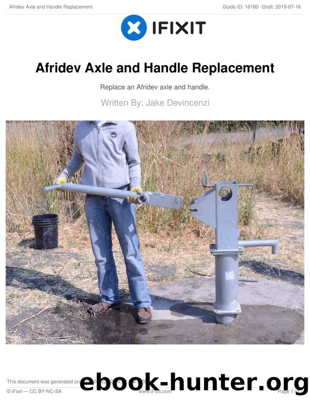 Afridev Axle and Handle Replacement by Unknown