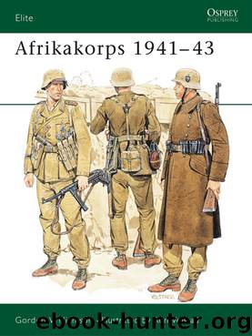 Afrikakorps 1941-43 by Gordon Williamson