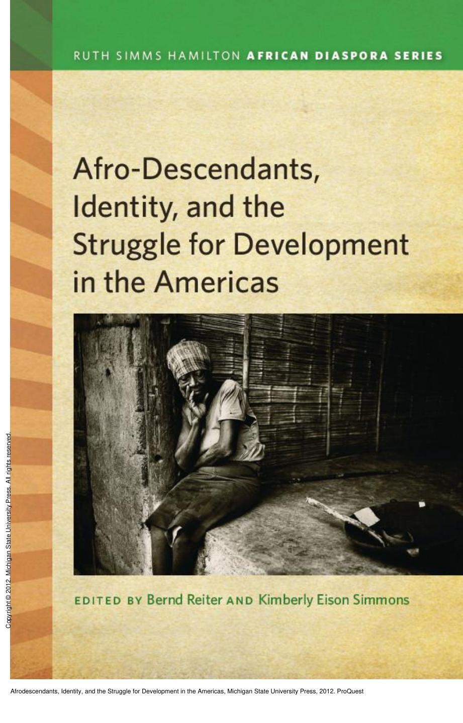 Afrodescendants, Identity, and the Struggle for Development in the Americas by Bernd Reiter; Kimberly Eison Simmons