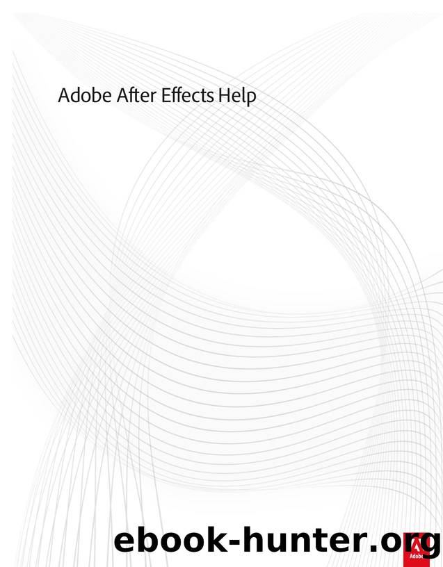After Effects by Adobe Systems Incorporated