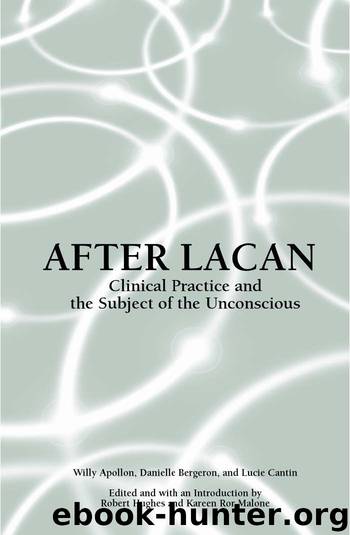 After Lacan by WILLY APOLLON DANIELLE BERGERON & LUCIE CANTIN