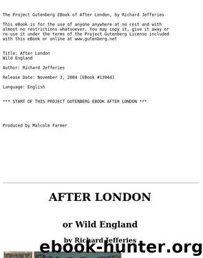 After London Or, Wild England by Richard Jefferies