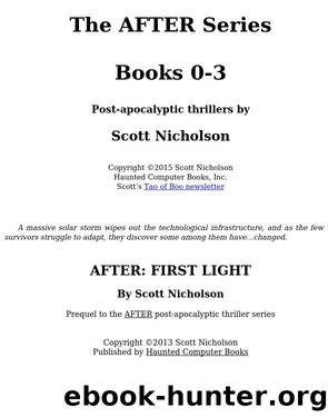 After Series Box Set by Scott Nicholson