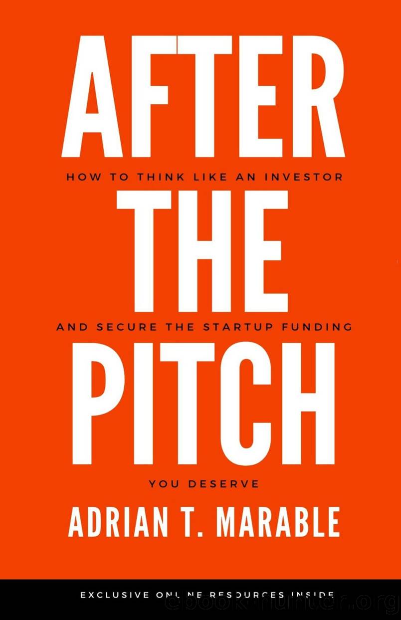 After the Pitch by Adrian T. Marable