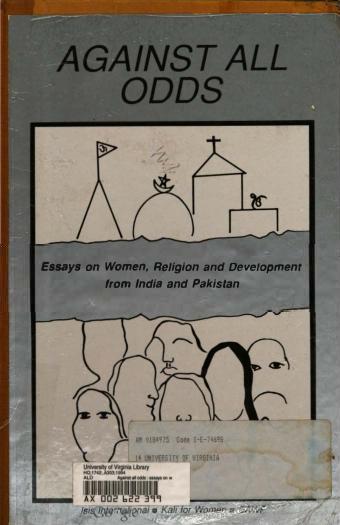 Against All Odds: Essays on Women, Religion and Development from India and Pakistan by Kamla Bhasin Ritu Menon Nighat Said Khan