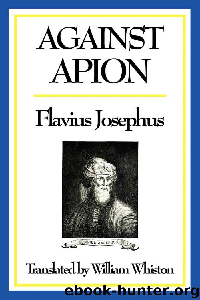 Against Apion by Flavius Josephus