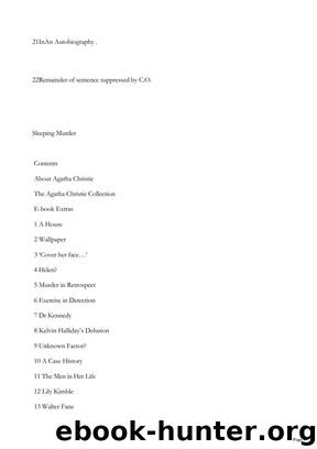 Agatha Christie - Marple 13 by Sleeping Murder