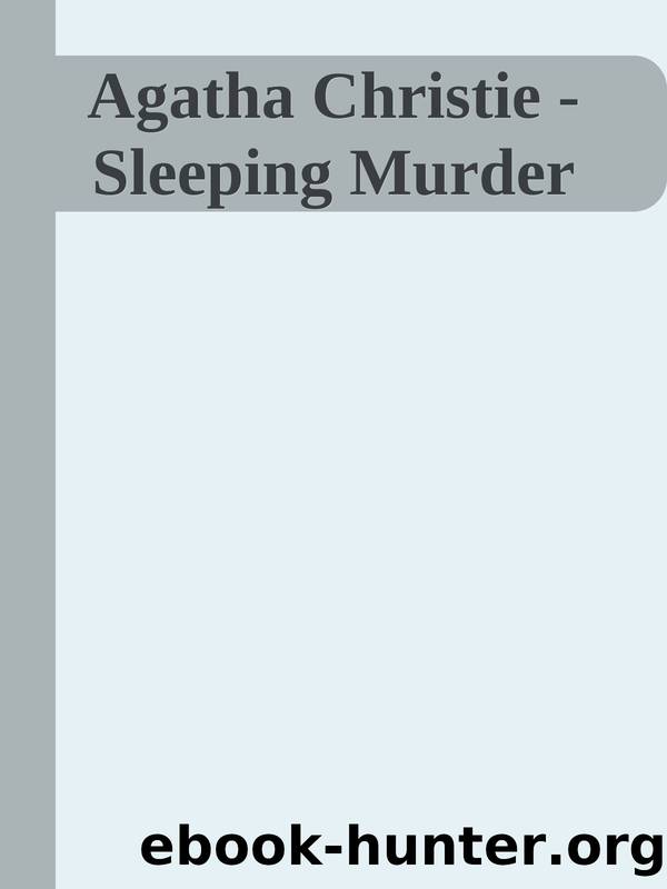 Agatha Christie - Sleeping Murder by Murder (Uc) (Pg) (1976) Sleepin