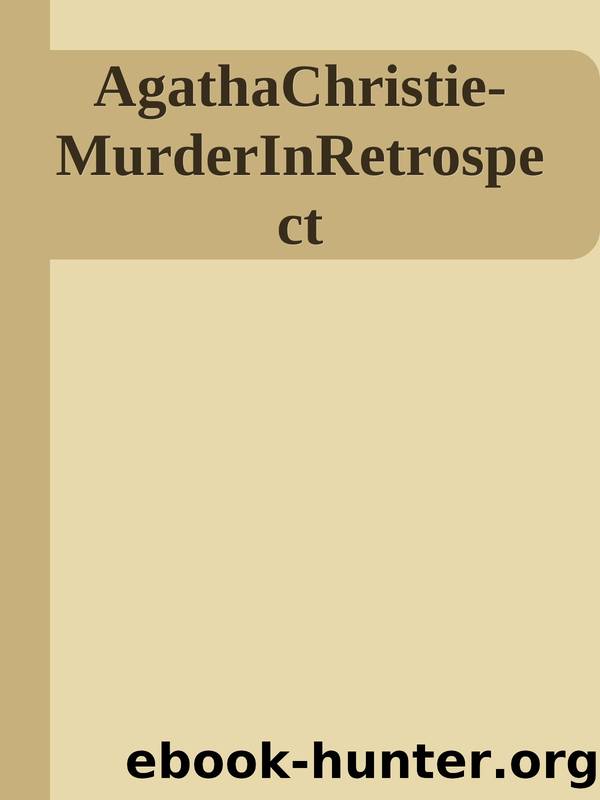 AgathaChristie-MurderInRetrospect by Murder In Retrospect (uc)