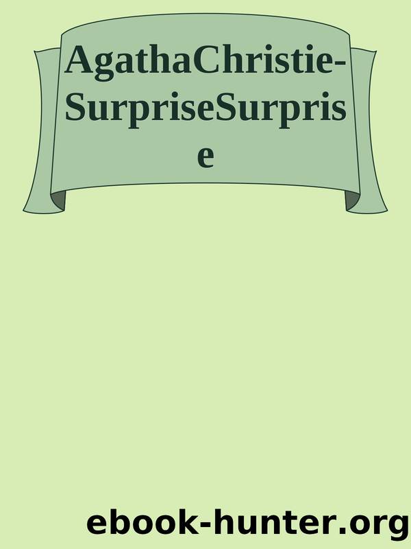 AgathaChristie-SurpriseSurprise by Surprise (uc) Surprise