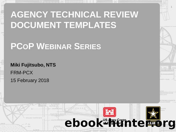 Agency Technical Review Document Templates by Unknown