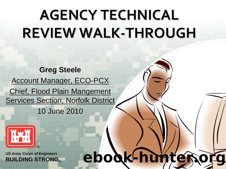 Agency Technical Review Walk-Through by Greg Steele