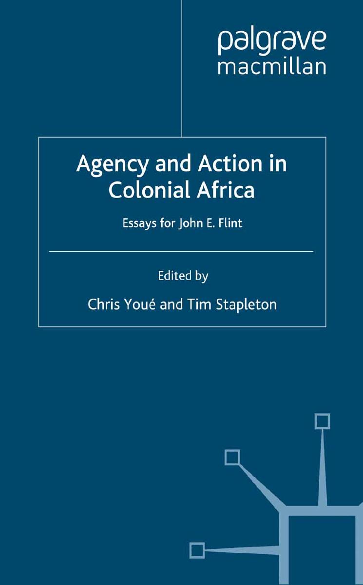 Agency and Action in Colonial Africa: Essays for John E. Flint by Chris Youé Tim Stapleton (eds.)