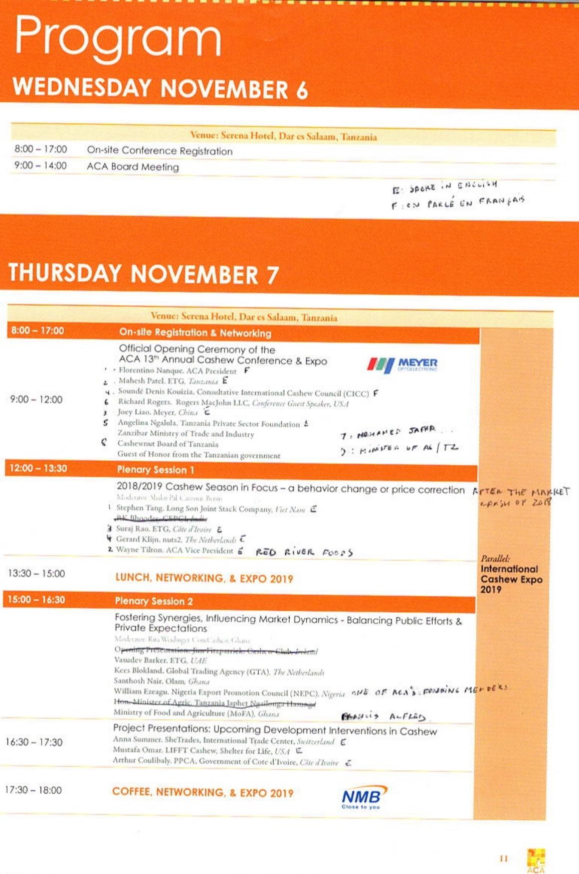 Agenda by Unknown