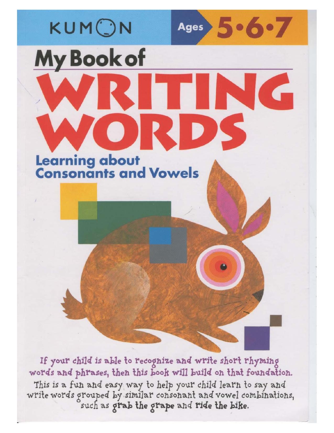 Ages 5-6-7 My Book of Writing Words.pdf by Administrador