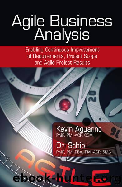 Agile Business Analysis by Aguanno Kevin;Schibi Ori;