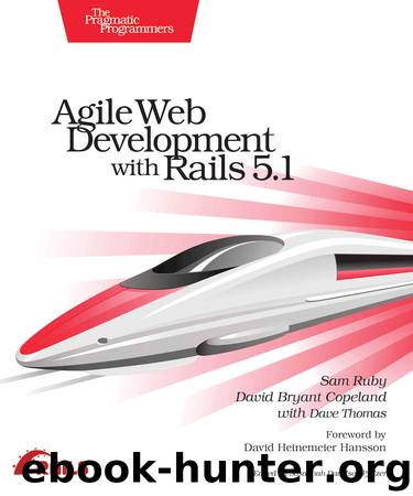 Agile Web Development with Rails 5.1 by Sam Ruby