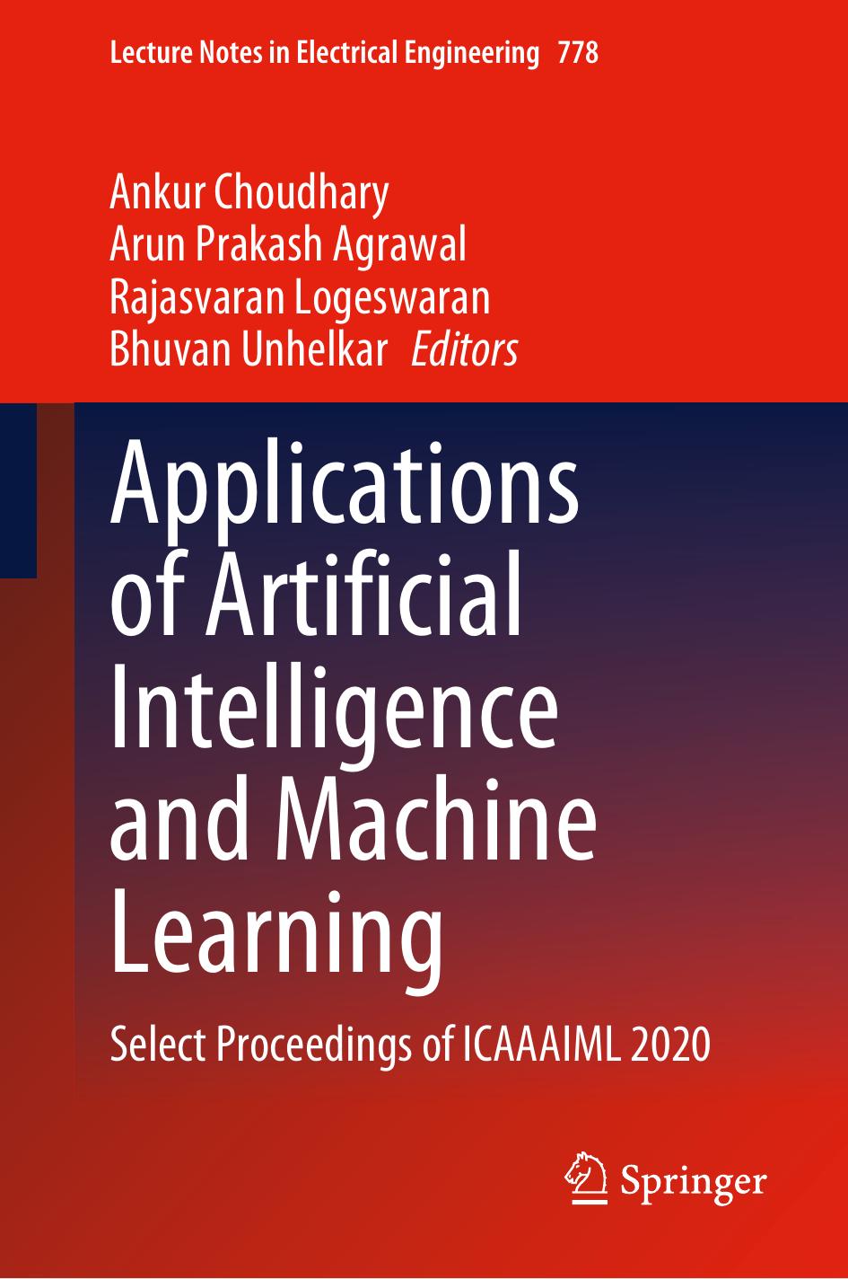 Agrawal A. Applications of Artificial Intelligence and Machine Learning...2021 by Unknown
