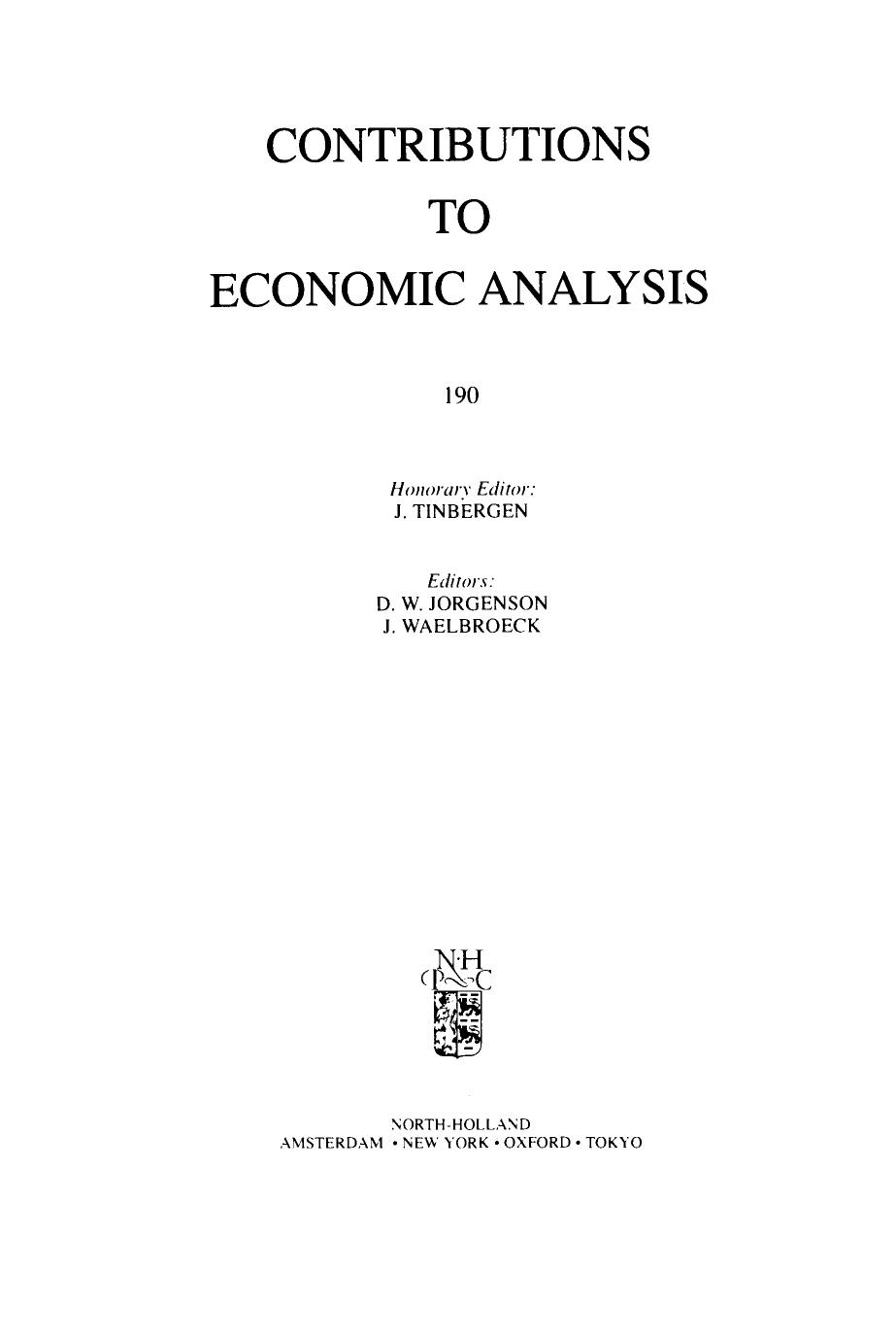 Agriculture, Growth and Redistribution of Income: Policy Analysis with a General Equilibrium Model of India by N.S.S. Narayana Kirit S. Parikh and T.N. Srinivasan (Eds.)
