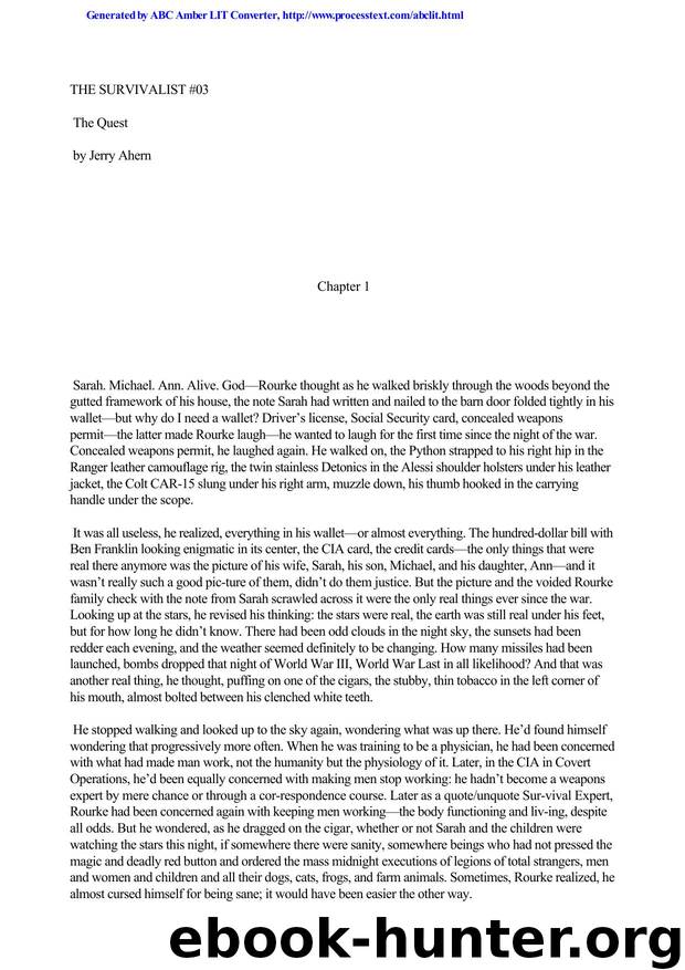 Ahern, Jerry - Survivalist 03 by The Quest