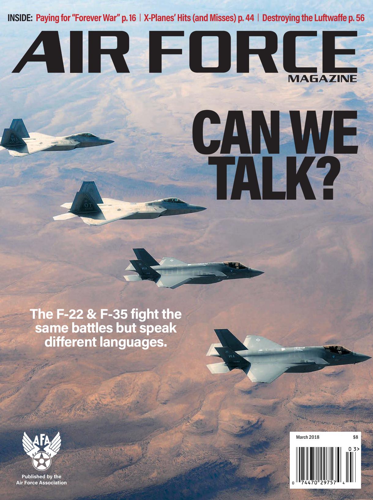 Air Force Magazine by March 2018