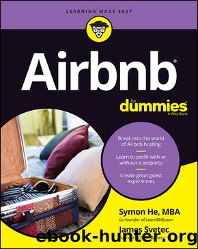 Airbnb For Dummies by Symon He & James Svetec