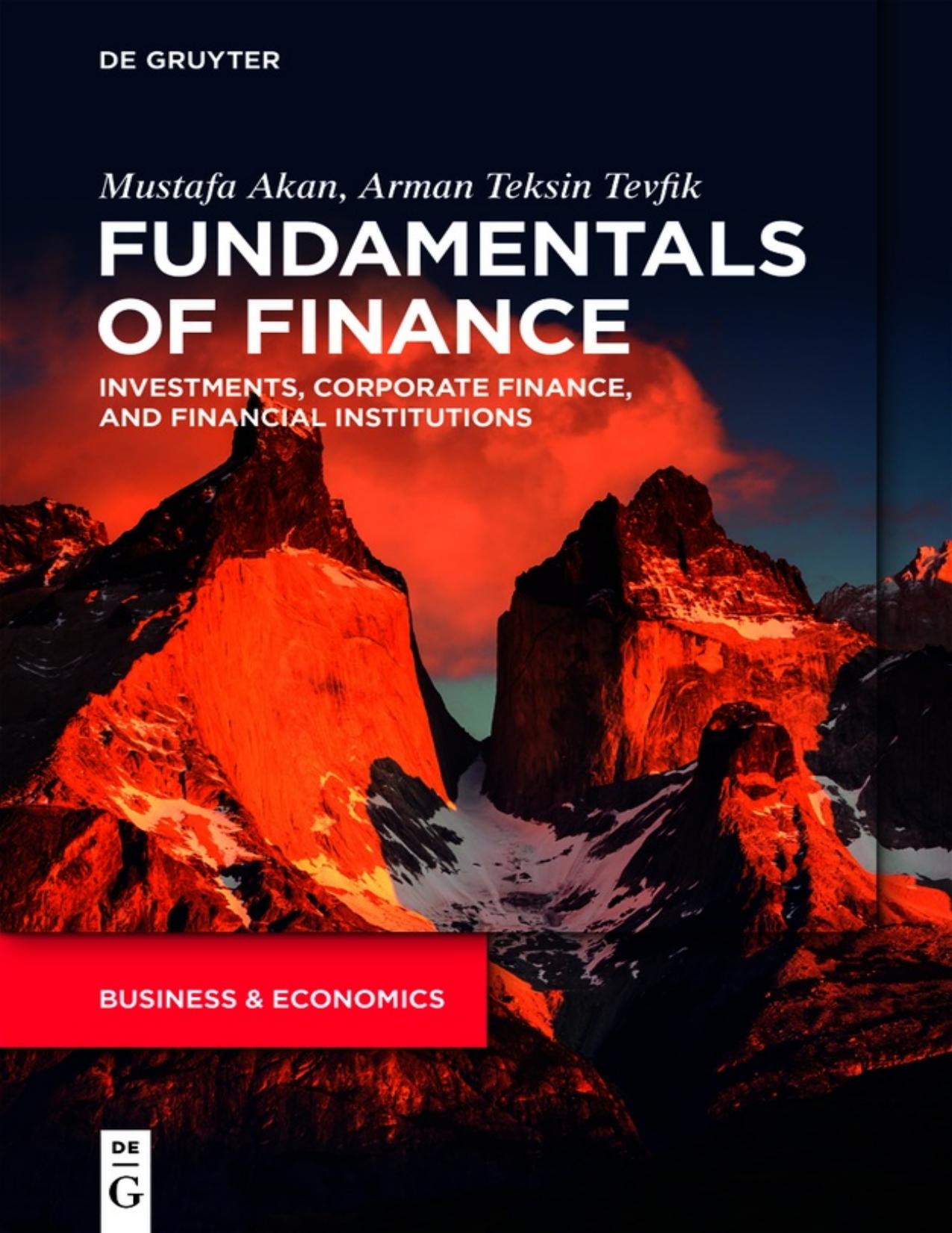 Akan M. Fundamentals of Finance. Investments, Corporate Finance,...2021 by Zamzar
