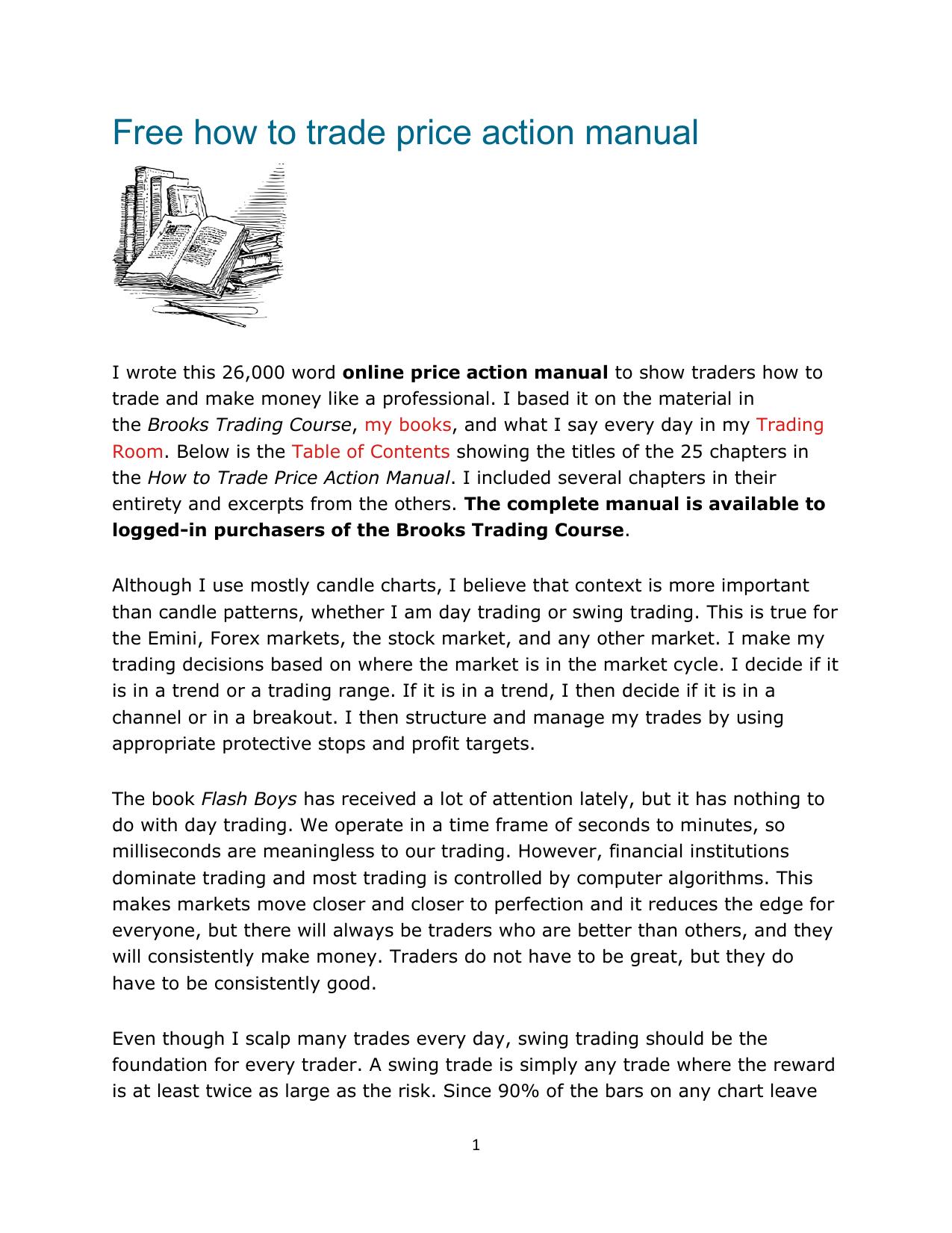 Al Brooks on-line trading manual by foremanr