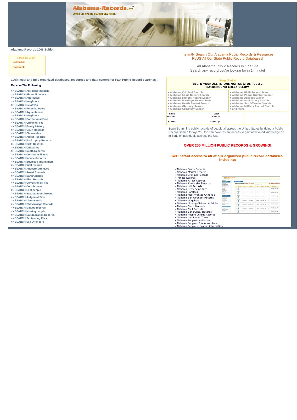 Alabama-Records.info - Target Your Ppc Traffic With These Sites Below-. by Best of Kuszter's Collection
