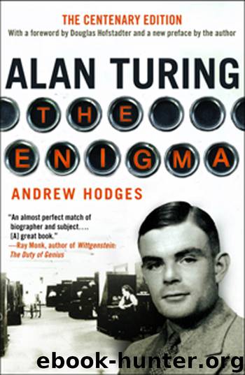 Alan Turing by Hofstadter Douglas Hodges Andrew