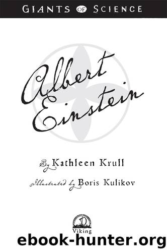 Albert Einstein by Kathleen Krull