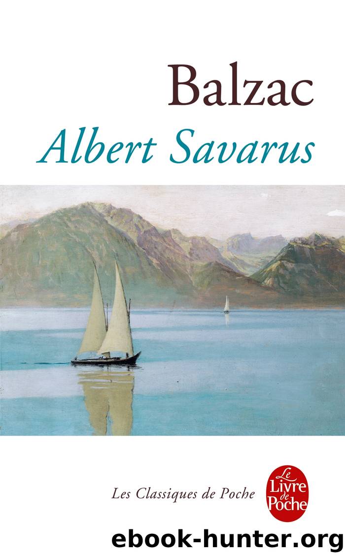 Albert Savarus by Honore De Balzac
