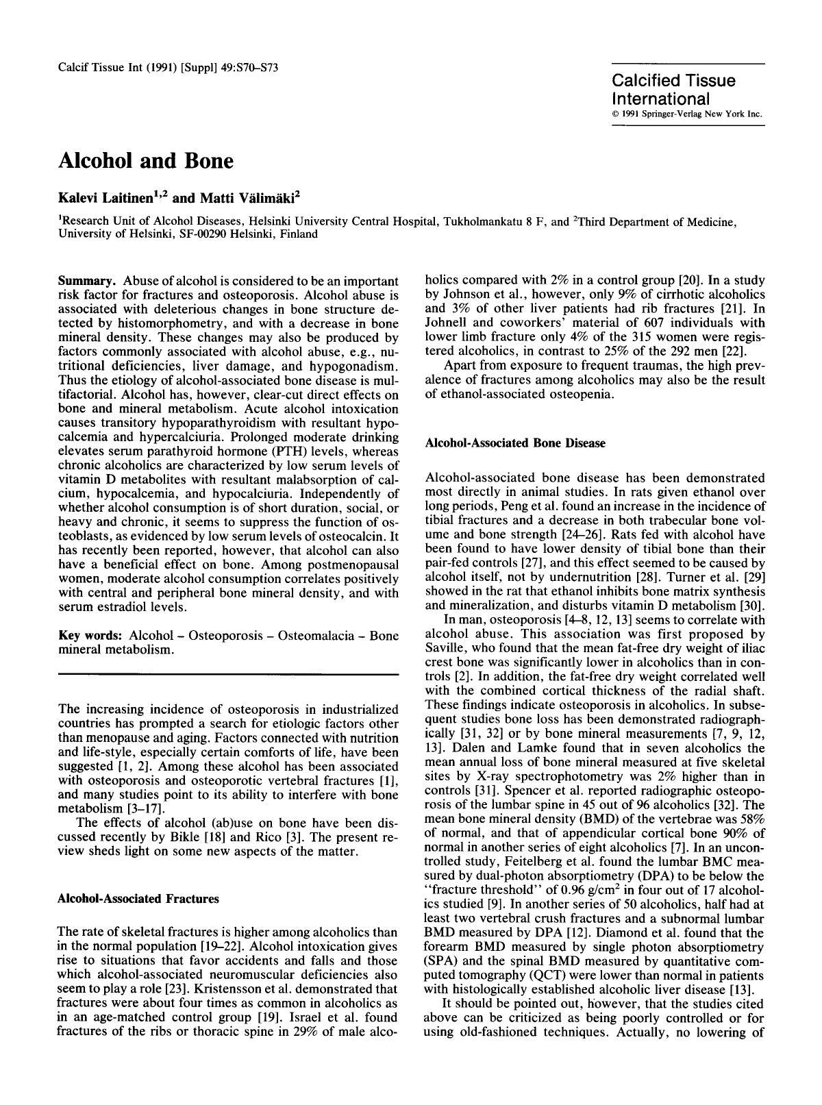 Alcohol and bone by Unknown