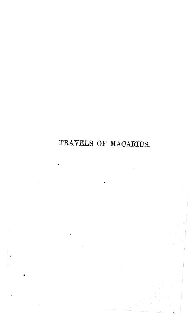 Aleppo, Written IN Arabic BY HIS SON AND Archdeacon PAUL OF Aleppo - Testimonies concerning the patriarch nicon, the tsar and the boyars by 1873