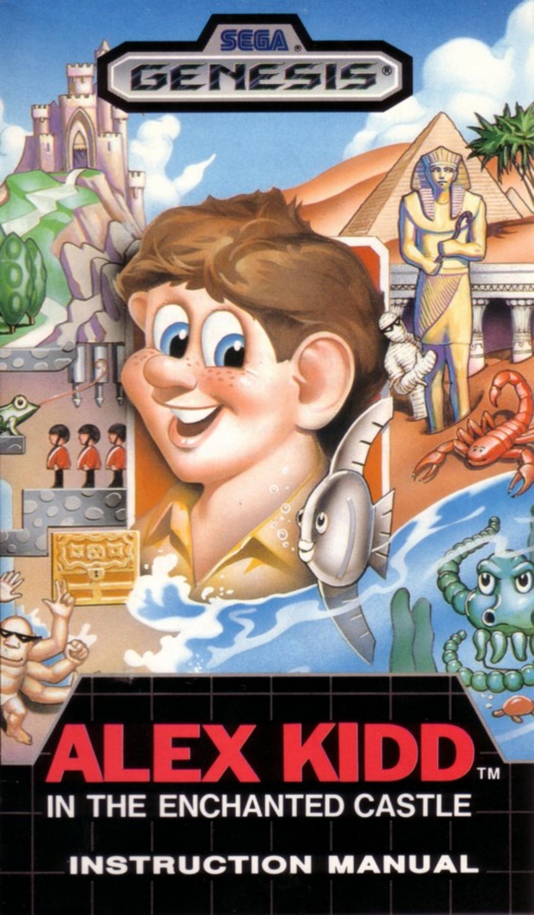 Alex Kidd in the Enchanted Castle Alex Kidd Tenkuu Majou (U) by Unknown