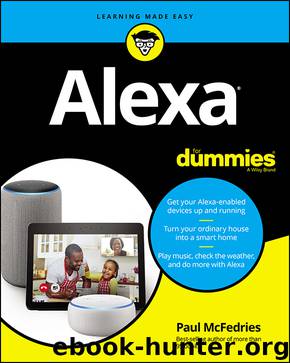 Alexa For Dummies by Paul McFedries