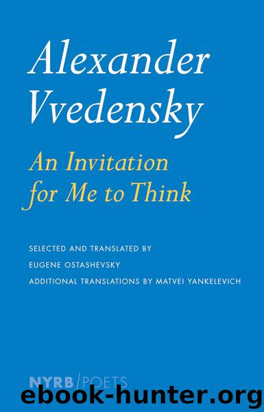 Alexander Vvedensky by Alexander Vvedensky