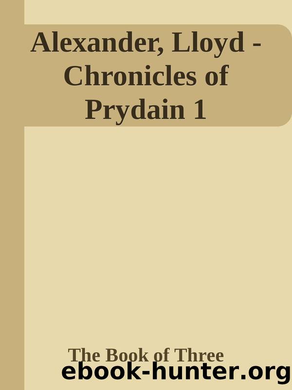 Alexander, Lloyd - Chronicles of Prydain 1 by The Book of Three