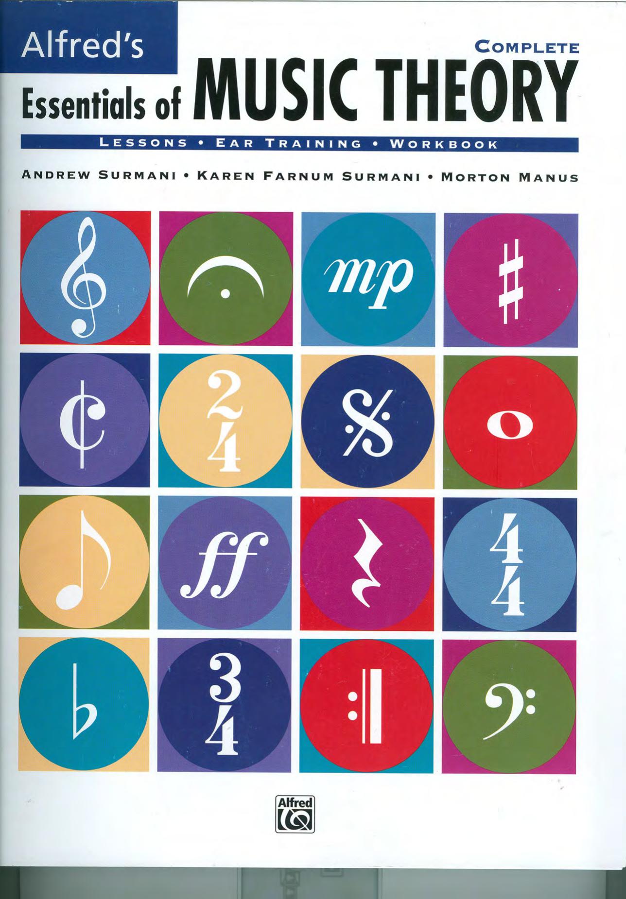 Alfredâs Essentials of Music Theory, Complete by Andrew Surmani