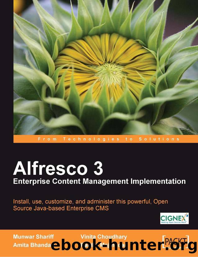 Alfresco 3 Enterprise Content Management Implementation by Unknown
