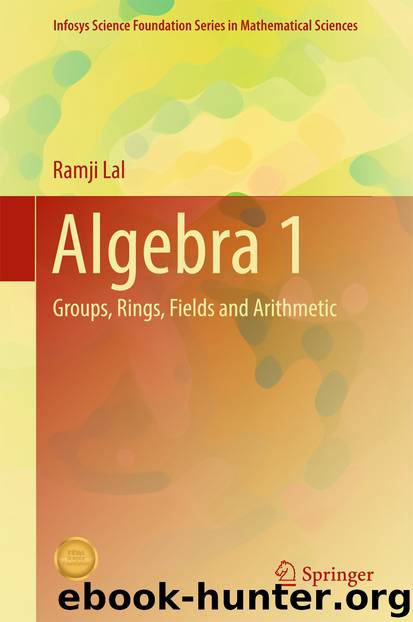 Algebra 1 by Ramji Lal