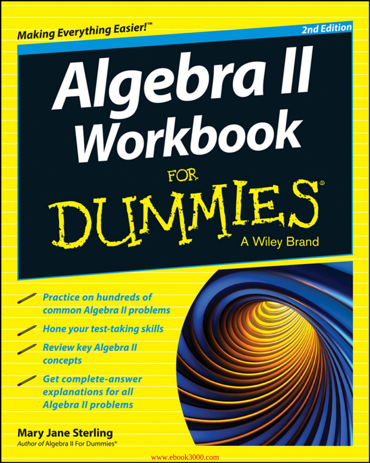 Algebra II Workbook For Dummies, 2nd Edition by Unknow