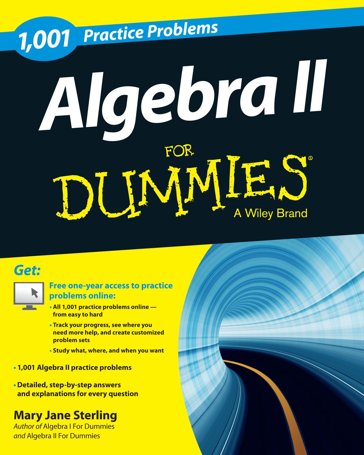 Algebra II: 1,001 Practice Problems For Dummies by Unknow