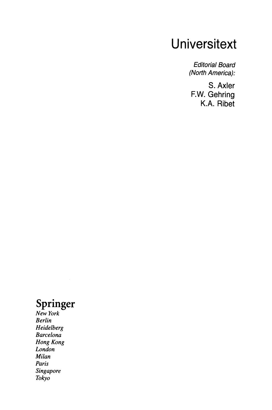 Algebras of Linear Transformations by Douglas R. Farenick (auth.)