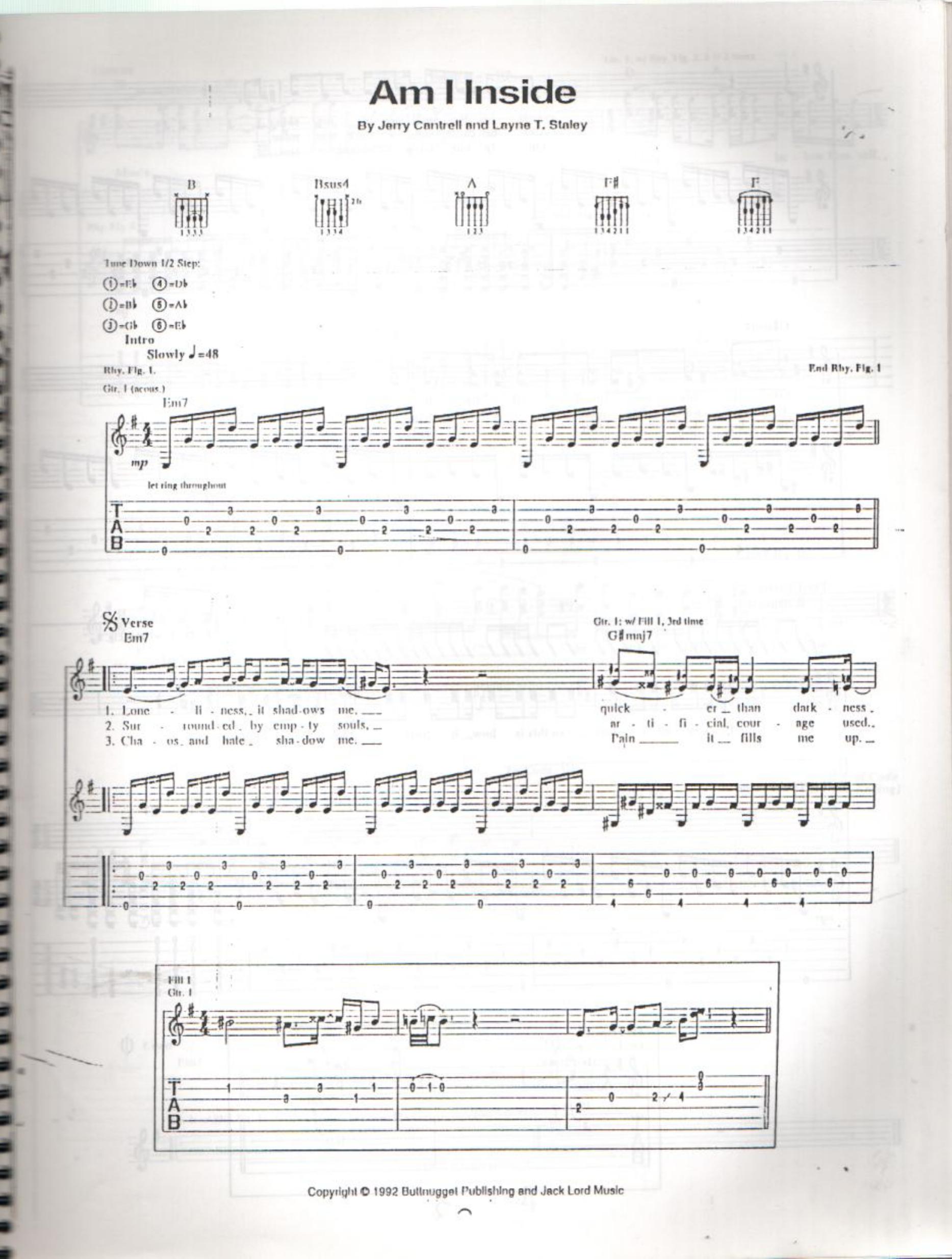 Alice in Chains by Jar of Flies & Sap