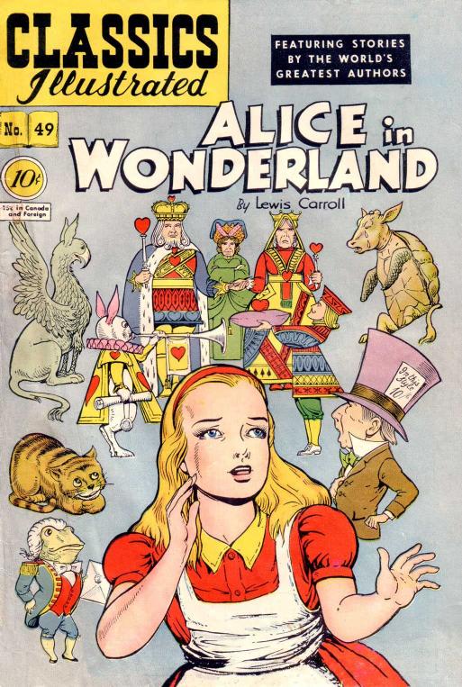 Alice in Wonderland (Classics Illustrated) by Lewis Carroll