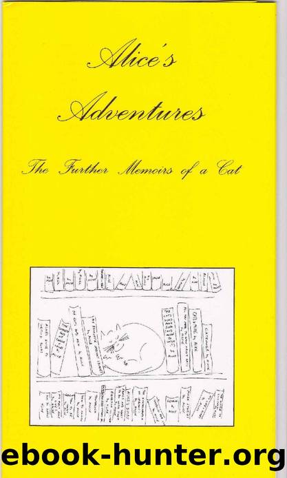 Alice's Adventures: The Further Memoirs of a Cat by Vernon Coleman