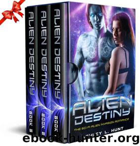 Alien Romance Box Set: Romantic Suspense: Alien Destiny: Scifi Alien Romance Adventure Romantic Suspence Trilogy (Complete Series Box Set Books 1-3) by Ashley L. Hunt