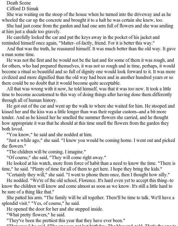 Aliens for Neighbors 07 - Death Scene by Clifford D Simak